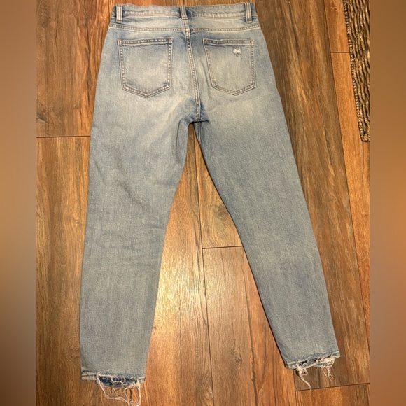Pistola | Straight Leg Light Wash Button Fly Cropped Jeans - Picture 3 of 12